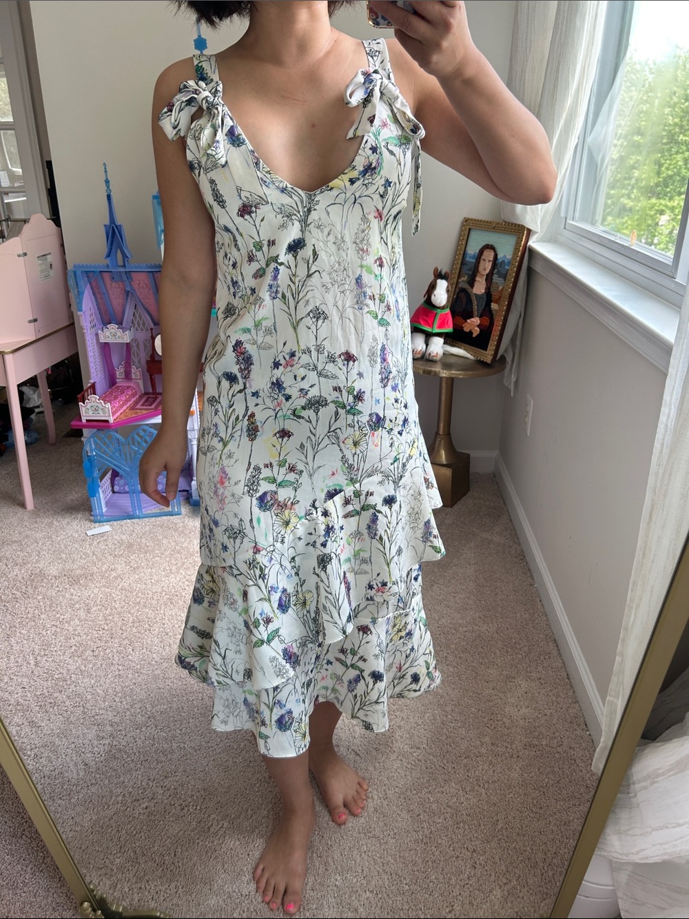 H&M floral dress. S